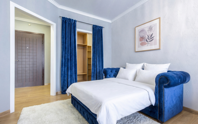 Апартаменты 50 оттенков синего в ЖК Большом