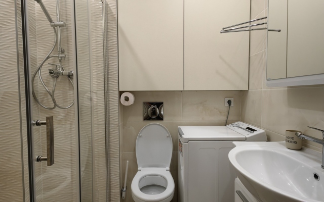 V samom serdtse goroda Zelenogradska Flat