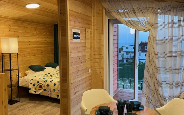 Частный дом Дом Теремок зеленый