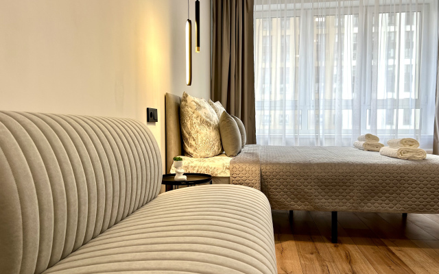 Апартаменты Fsf Шикарная Студия С Дистанционным Заездом