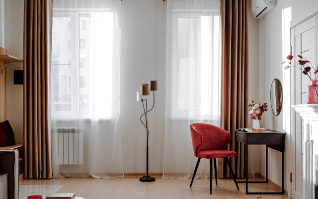 Yevrodvushka Kaminnaya Istoriya V Samom Serdtse Sochi Flat