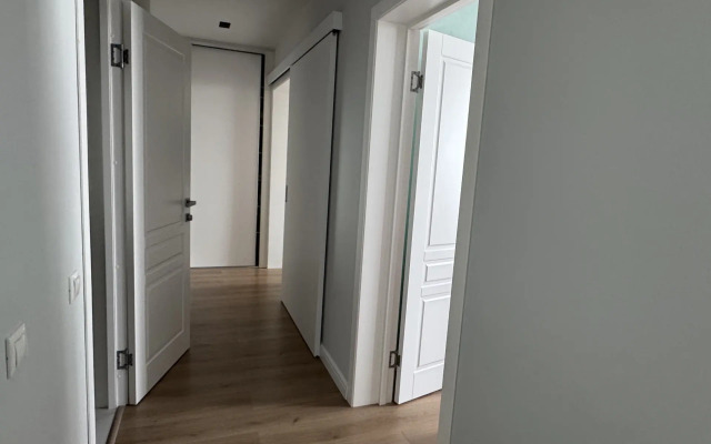 Apartament favorit MorskayaSimfonya-2 s panoramoj na more, bassejnom na territorii ZhK Apartment