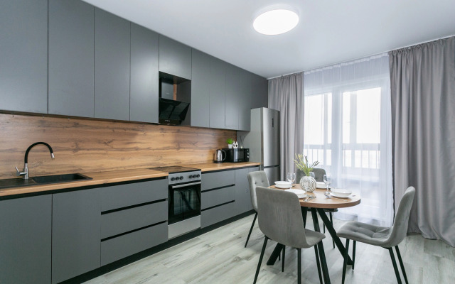 Квартира с фонтаном во дворе