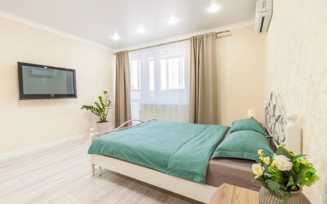 Kazan Chasha s vidom na uyutnii dvor Apartments