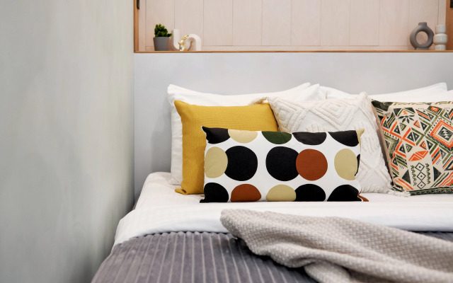 Квартира Aparts Pro Дизайнерская видовая студия у Волги в ЖК Галактика на 20 этаже