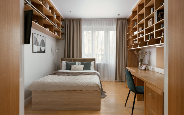 Квартира GM Apartments Стильная Трехкомнатная с балконом и видом на Патриаршие