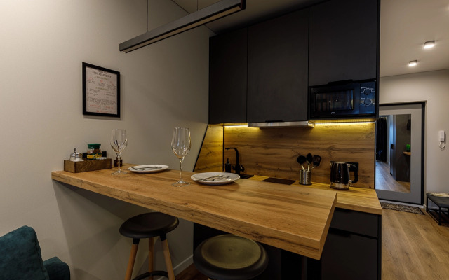 Avtorskie s voskhititel'nym vidom na reku Apartment