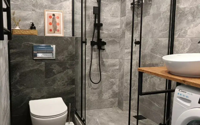 Квартира Стильная студия с мини-камином в центре Самолётов