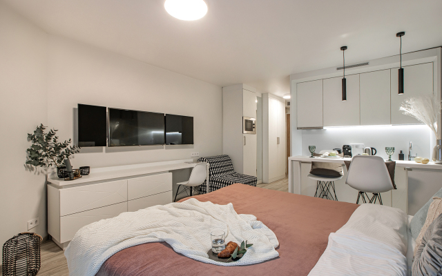 Apartamenty Studiya Cozy U Metro Bukharestskaya Flat