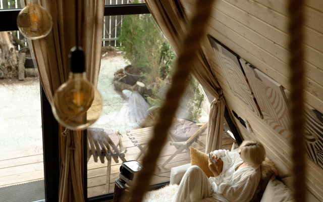 Ekoskazka s vidom na gory Glamping