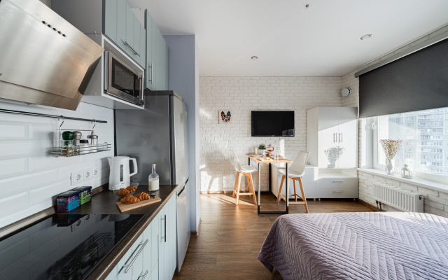Апартаменты SMART LOFTS | Garden с видом на Останкинскую башню в новом ЖК рядом с метро