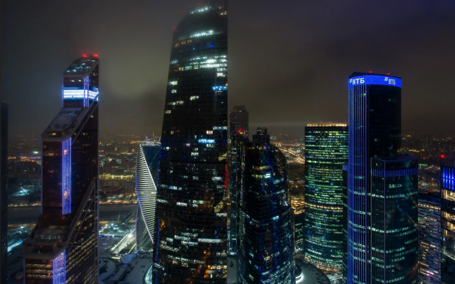 Апартаменты Sky City Moscow Роскошный апартамент с видом на башни на 61 этаже!