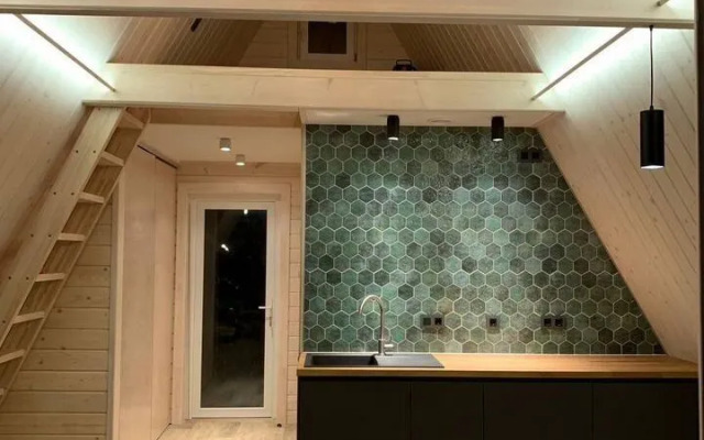 Частный дом на на берегу реки Руза