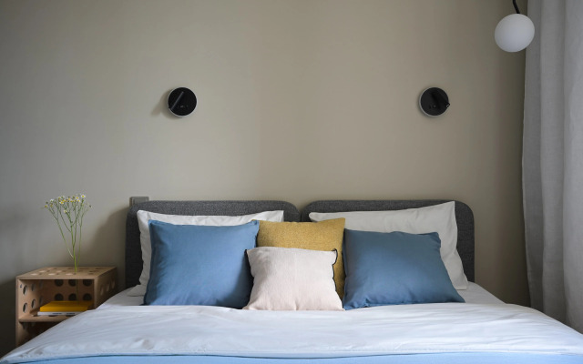 Квартира с бирюзовым настроением