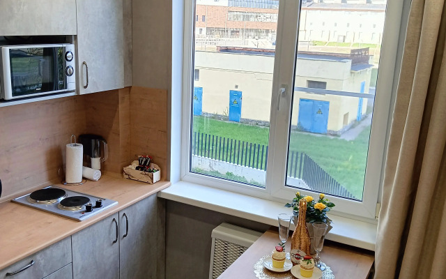 V tsentre na Naberezhnoy Flat