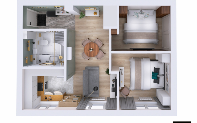 Квартира на набережной в центре Великого Новгорода