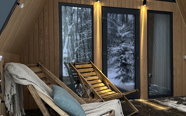 Barnhaus №1 s drovyanoj banej i goryachej kupel'yu, na 7 gostej Private House