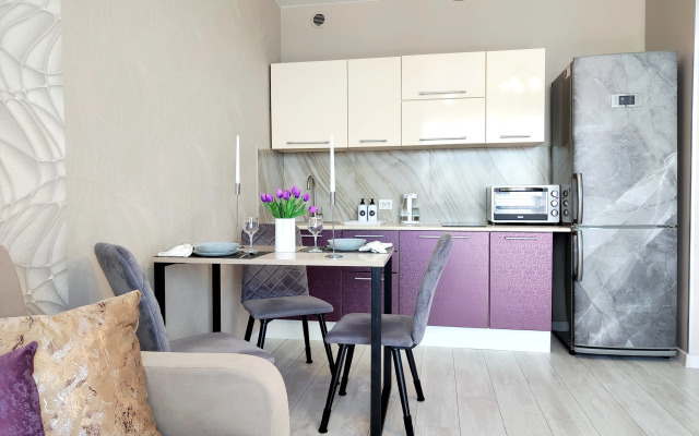 Квартира с видом на реку и горы