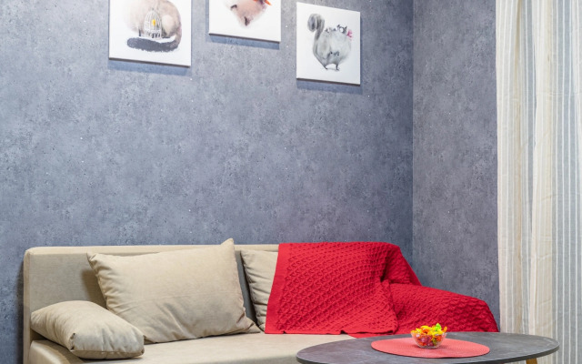 Квартира просторная евродвушка с большой кроватью и удобным диваном