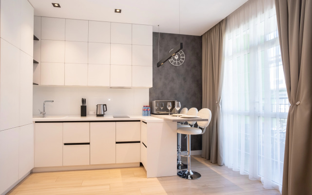 Апартаменты Red Apartments Арт Лайт Сити Апартамент Либерман