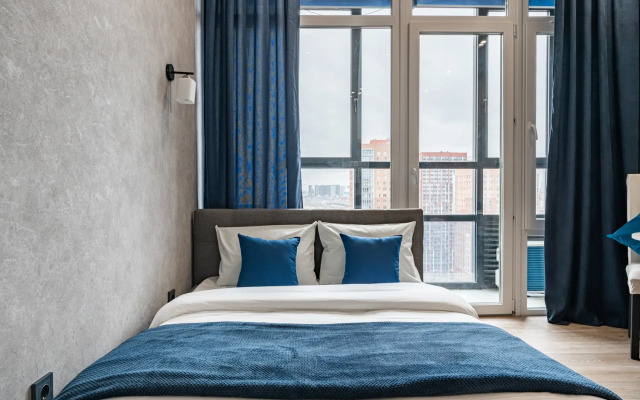 Studiya Na 23 Etazhe S Vidom Na Moskvu Apartments