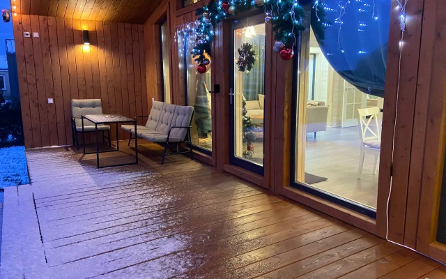 Домик "Сказочный Лес" с гриль-мангалом, костровой и большой сауной