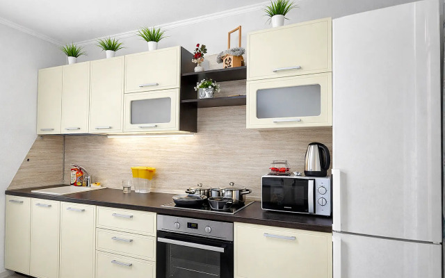 1-комн. апартаменты в ЖК "Новин" с большой кроватью