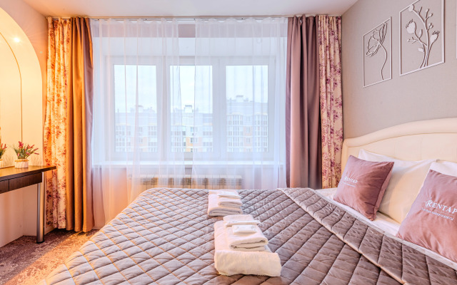 Квартира 1-к в тихом зеленом районе на Лукина 4 от RentAp, 4 сп.места