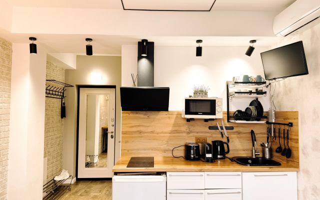 Studiya 14 s vidom na gory Flat