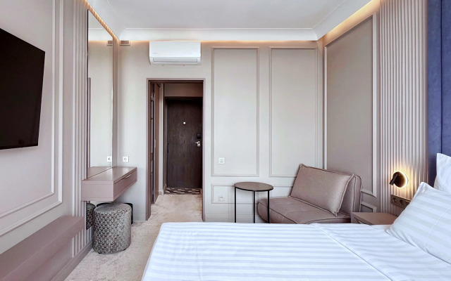 In the hotel Apartments
