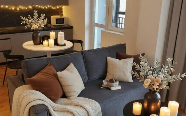 Apartamenty Luks s sikarnejsim panoramnym vidom na ves' gorod