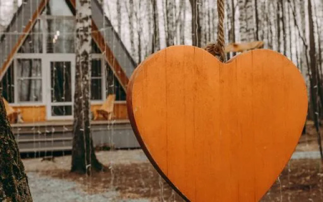 Частный дом Домик в лесу с баней и чаном Forest Story