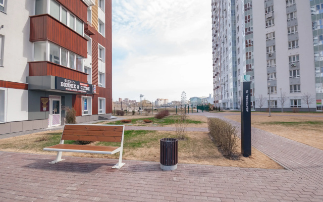 Apartamenty Birds na 23 etaze s panoramnym vidom na reku