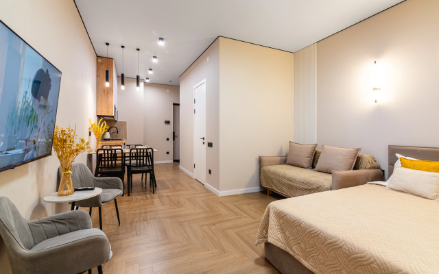 Апартменты Toblerone в центре Алматы (314)