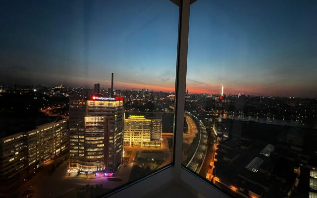 Студия Уютная с красивым видом у метро Технопарк