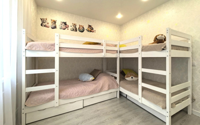 Квартира Уютная двушка для большой семьи с детьми