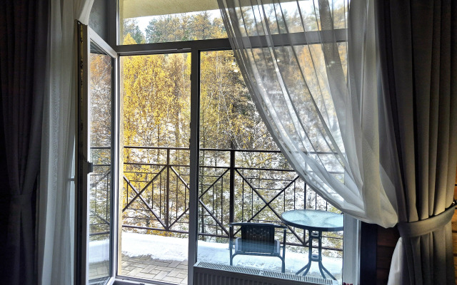 Апартаменты стильныес видом на лес