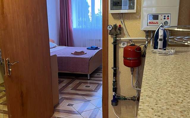 Апартаменты №13 Стандарт цоколь двухкомнатный, 1 линия (6чел)