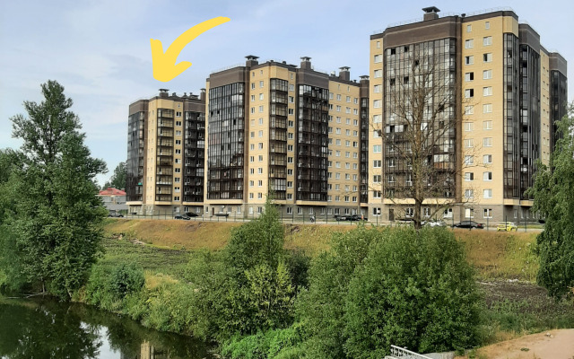Vidovaya yevro-dvukhkomnatnaya Van Gog na Neve u metro ryadom s Vantovym mostom i parkovkoy Flat