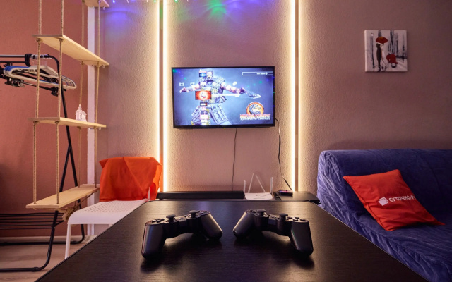 Apartamenty Bul'var Studia dla 6 gostej s parkovkoj i panoramnym vidom na gorod