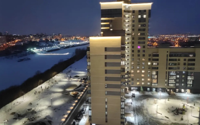 Panda Home sovremennom ZhK s krasivym vidom na reku Apartments