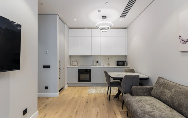 Flat Inn v ZHK dom "Chkalov" 20 etazh na Kurskom Vokzale Apartments