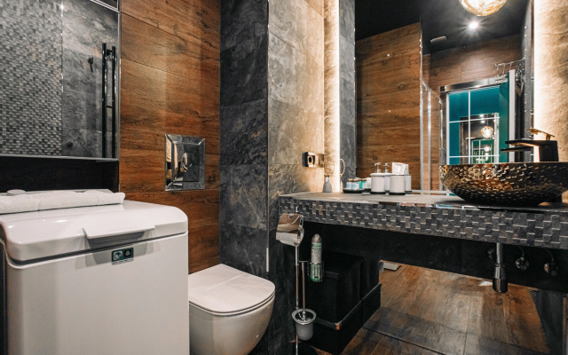 Апартаменты Lalapart Tropikana с ярким ремонтом на 30 этаже небоскреба Савеловский Сити