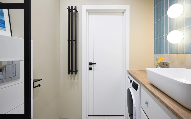 Квартира с бирюзовым настроением