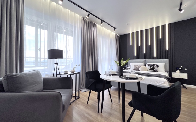 Vidovaya studiya s khammamom u reki Apartments