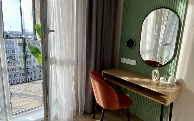 Квартира Студия в центре Казани с панорамными окнами