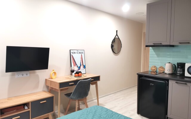 Апртаменты Мятная студия в апарт-отеле ZOOM