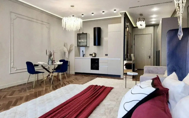 Sky City Moscow Luchshiy Zakatniy Vid na 43etaghe v Moskva City Apartments
