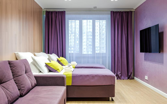 Dvukhkomnatnye apartamenty Polulyuks v Apart-Otele The Grand Palaces Apartments
