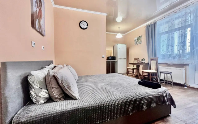 Квартира Светлая, чистая студия Вояж на Геологоразведчиков 44А